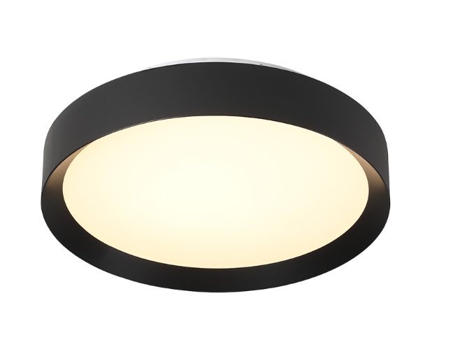 PLAFON LED 36W 40X10CM NEGRO